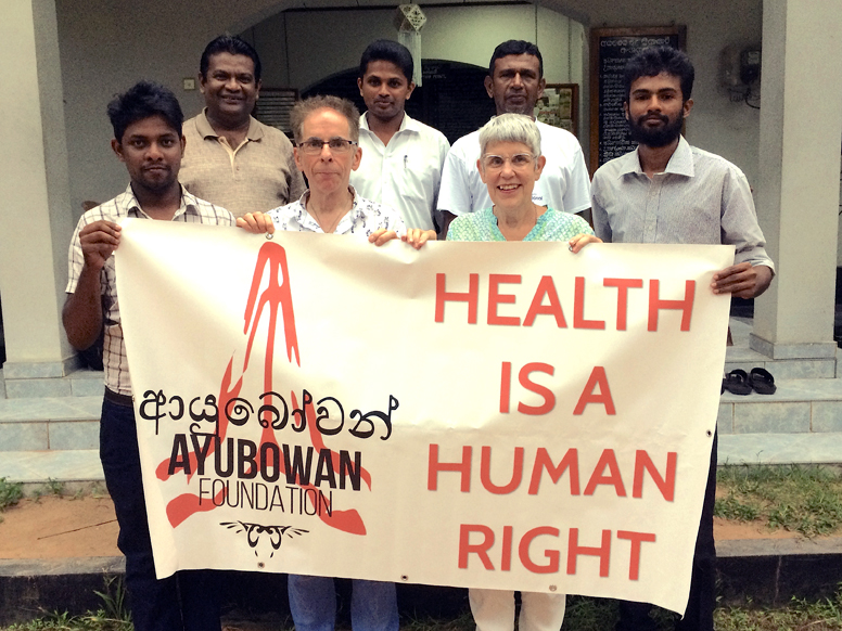 Centre de désintoxication Catana Sri Lanka, avec le directeur de la Fondation François Tessier et le conseil d'administration de la division Sri Lankaise